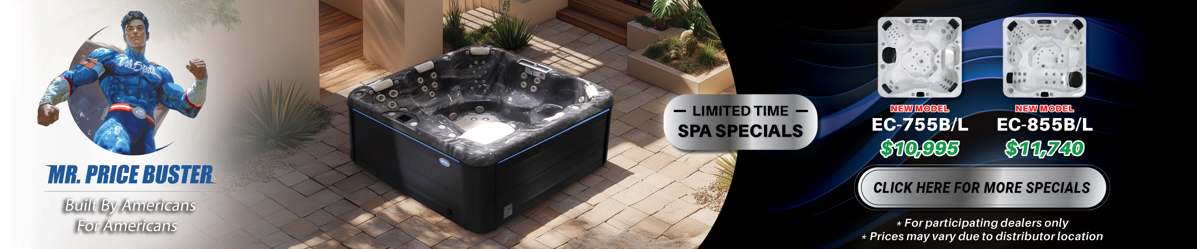 Calspas hot tub being used in a family setting - Santa Ana
